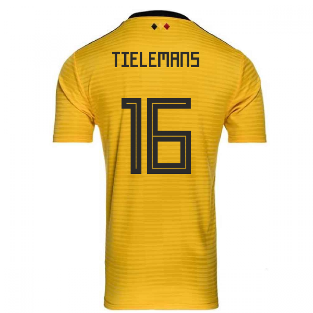 Click to view product details and reviews for 2018 2019 Belgium Away Adidas Football Shirt Tielemans 16. Click to view product details and reviews for 2018 2019 Belgium Away Adidas Football Shirt Tielemans 16.