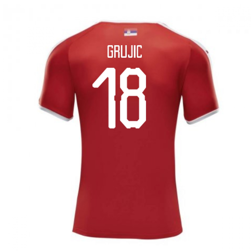 Click to view product details and reviews for 2018 2019 Serbia Home Puma Football Shirt Grujic 18.