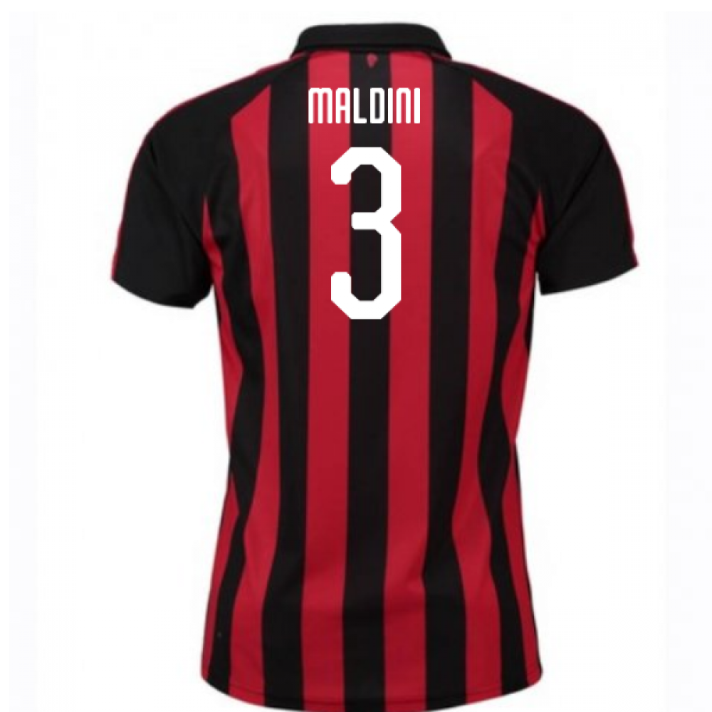 Click to view product details and reviews for 2018 2019 Ac Milan Puma Home Football Shirt Maldini 3 Kids.