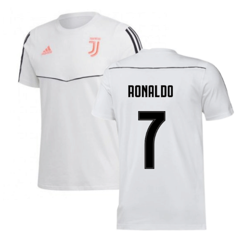 2019-2020 Juventus Adidas Training Tee (White) (Ronaldo 7)