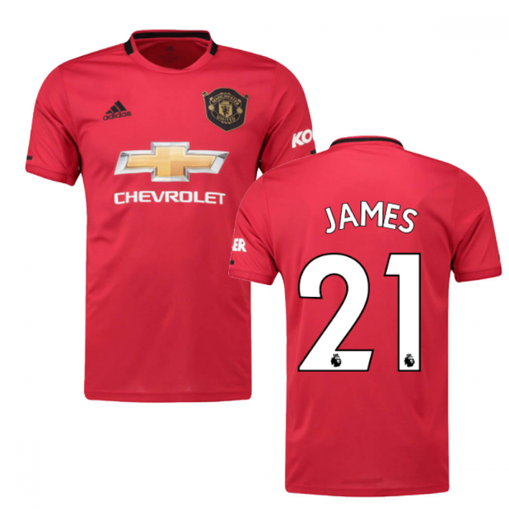 Click to view product details and reviews for 2019 2020 Man Utd Adidas Home Football Shirt Kids James 21.
