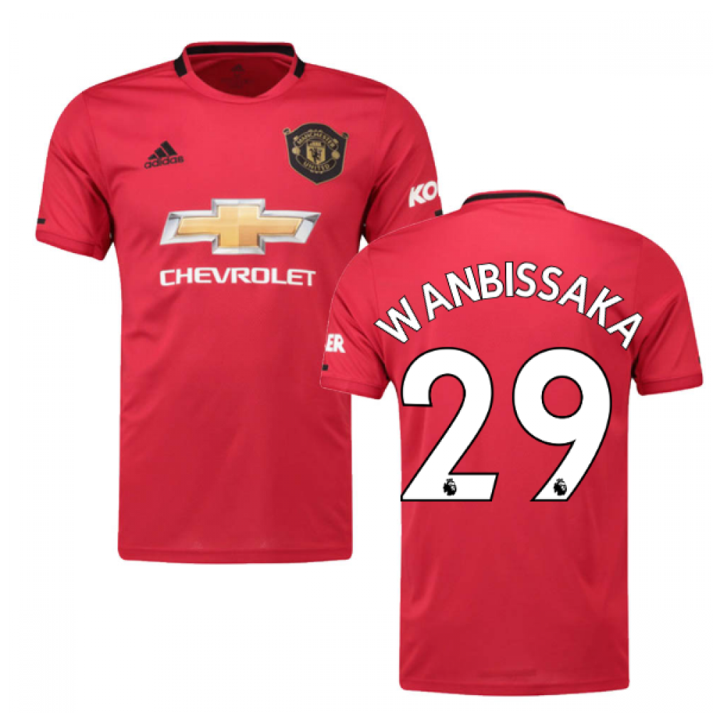 Click to view product details and reviews for 2019 2020 Man Utd Adidas Home Football Shirt Kids Wan Bissaka 29.