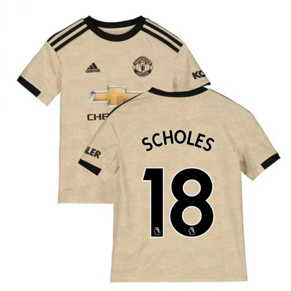 Click to view product details and reviews for 2019 2020 Man Utd Adidas Away Football Shirt Kids Scholes 18.