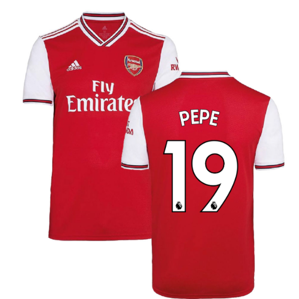 Click to view product details and reviews for 2019 2020 Arsenal Adidas Home Football Shirt Pepe 19. Click to view product details and reviews for 2019 2020 Arsenal Adidas Home Football Shirt Pepe 19.