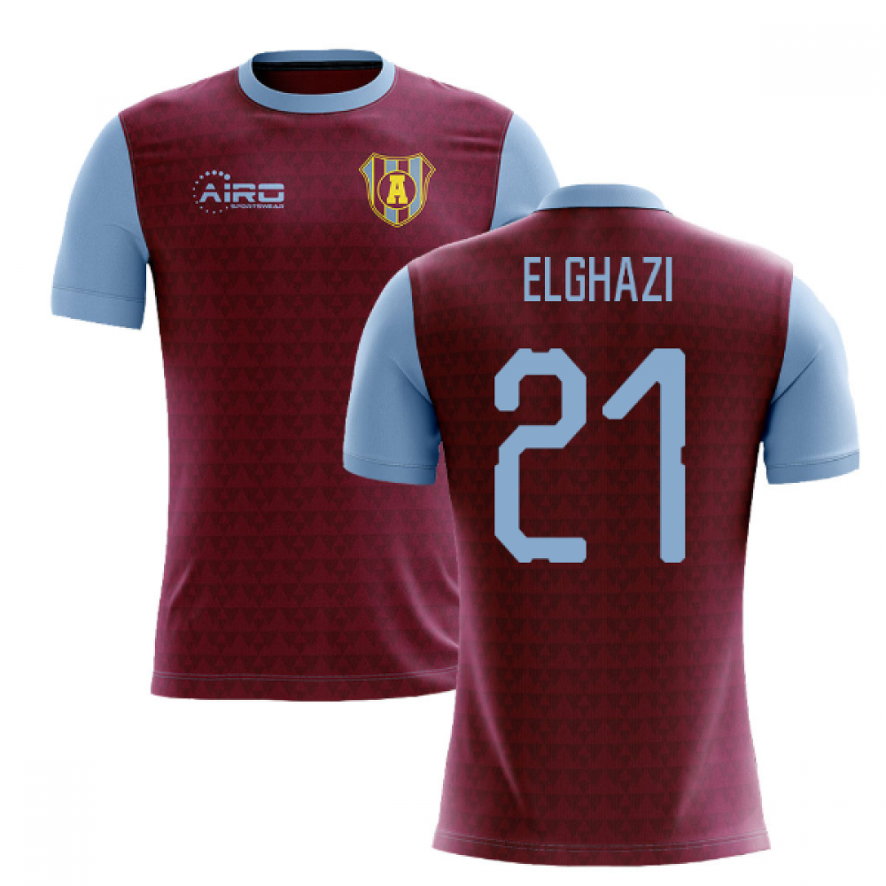2023-2024 villa home concept football shirt (el ghazi 21)