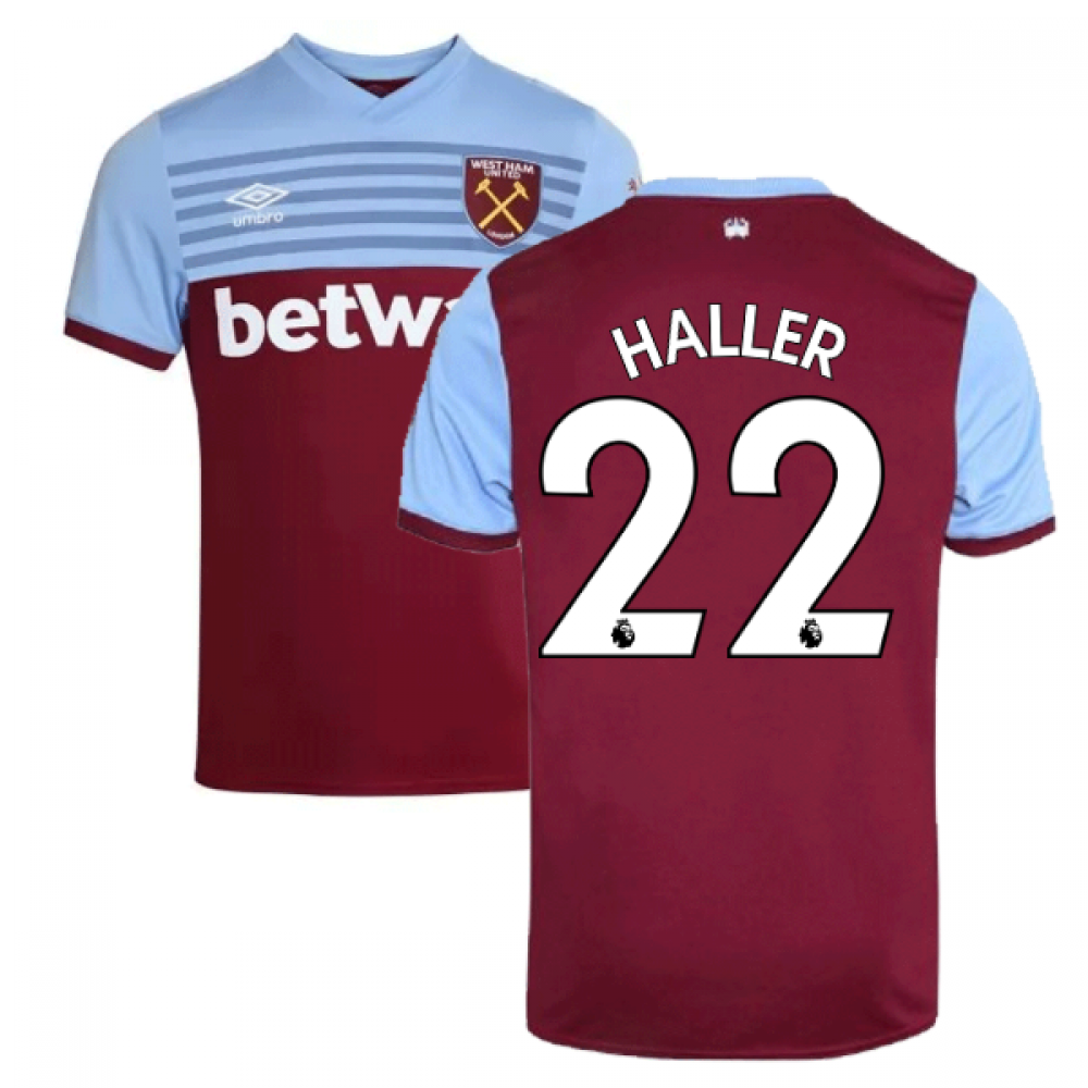 Click to view product details and reviews for 2019 20 West Ham Home Shirt Haller 22.
