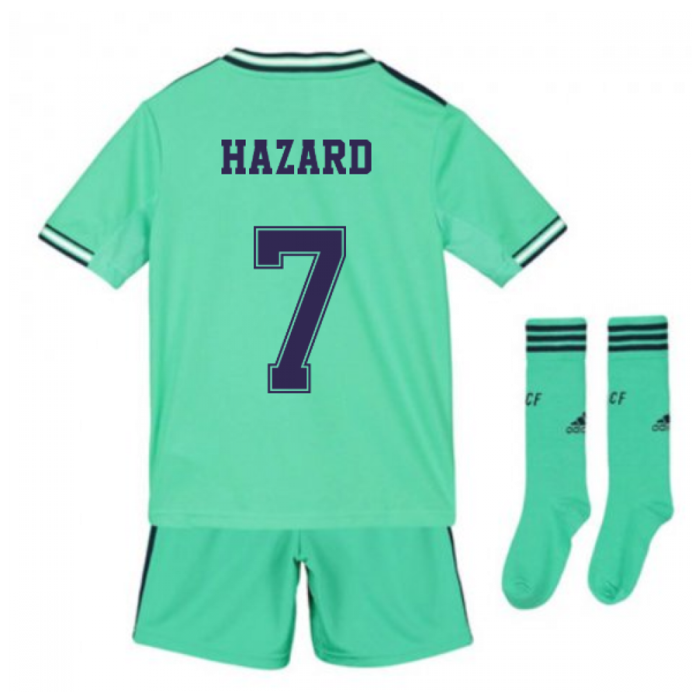 Click to view product details and reviews for 2019 2020 Real Madrid Adidas Third Full Kit Kids Hazard 7.