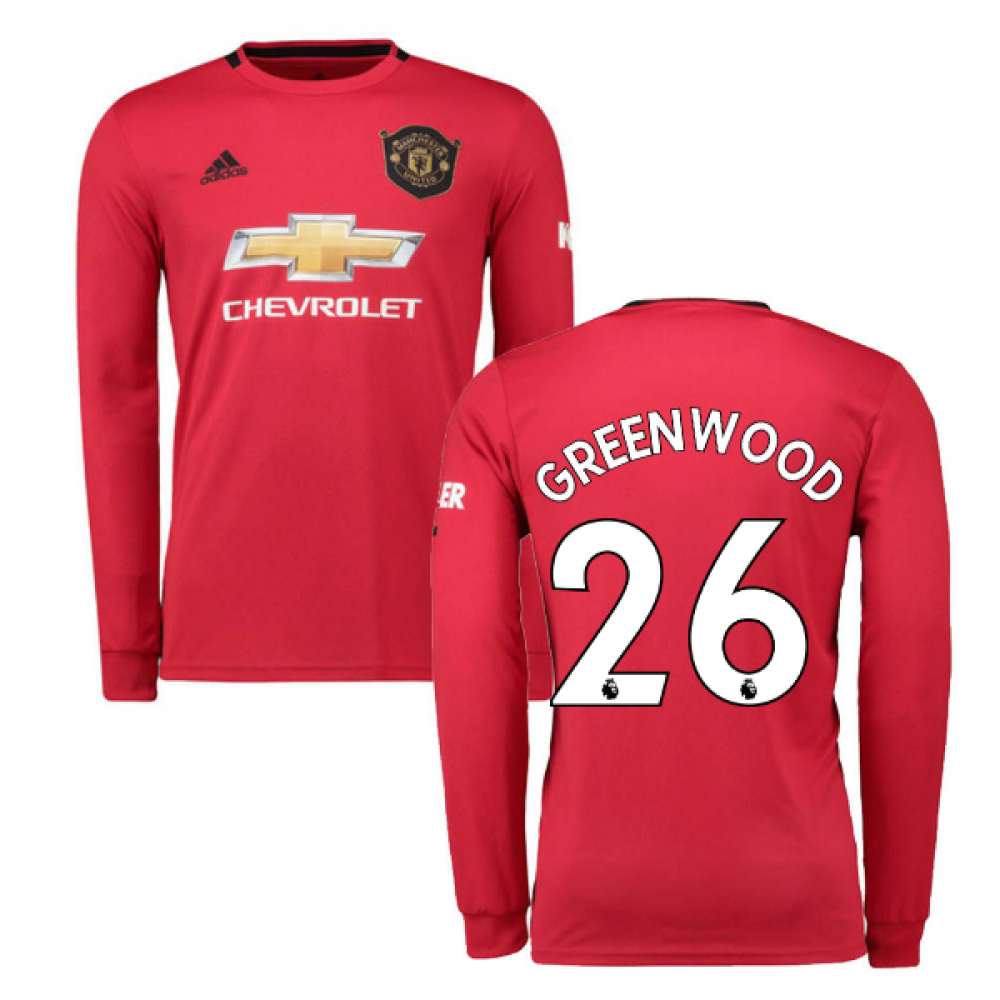 Click to view product details and reviews for 2019 2020 Man Utd Adidas Home Long Sleeve Shirt Greenwood 26. Click to view product details and reviews for 2019 2020 Man Utd Adidas Home Long Sleeve Shirt Greenwood 26.