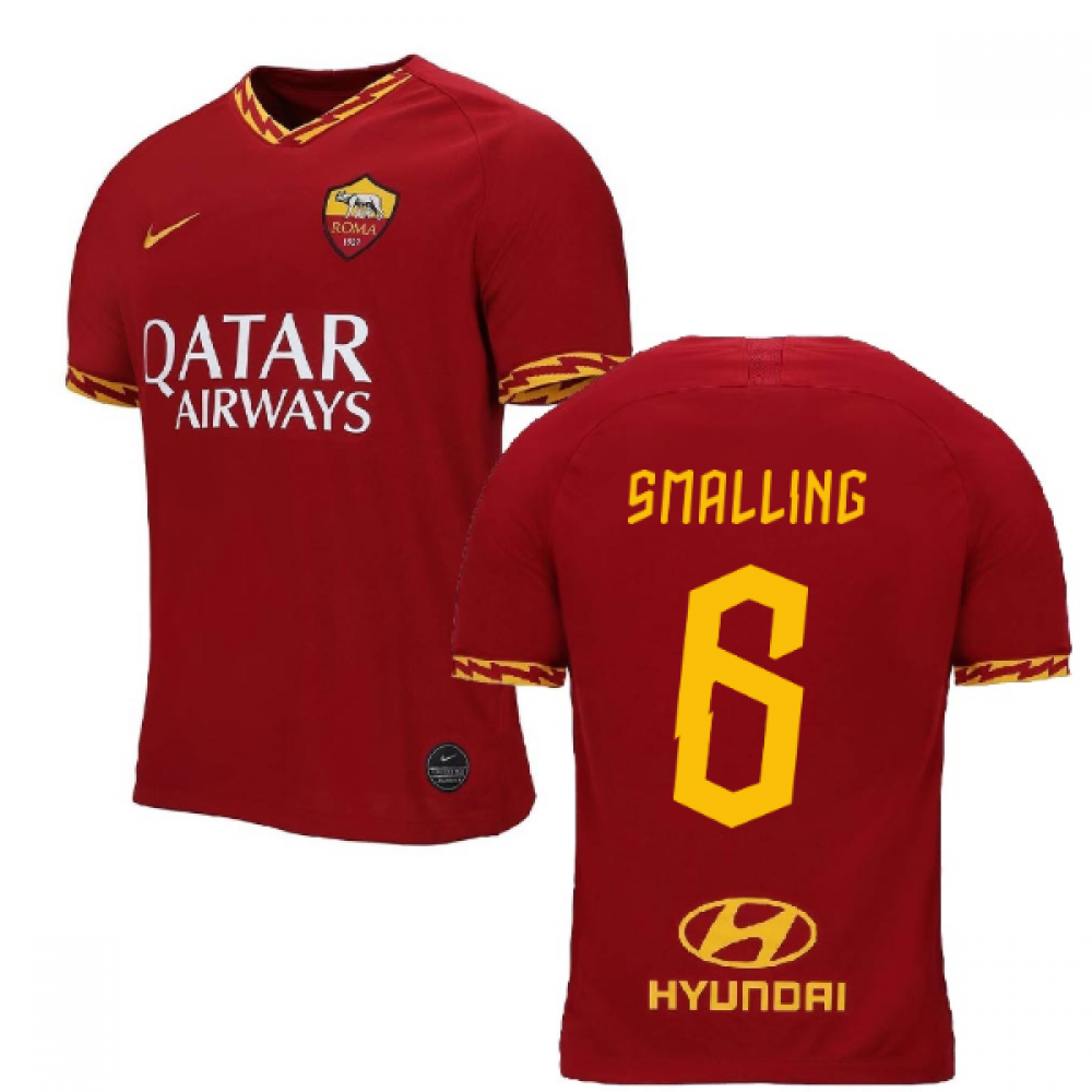 Click to view product details and reviews for 2019 2020 As Roma Home Nike Football Shirt Smalling 6.