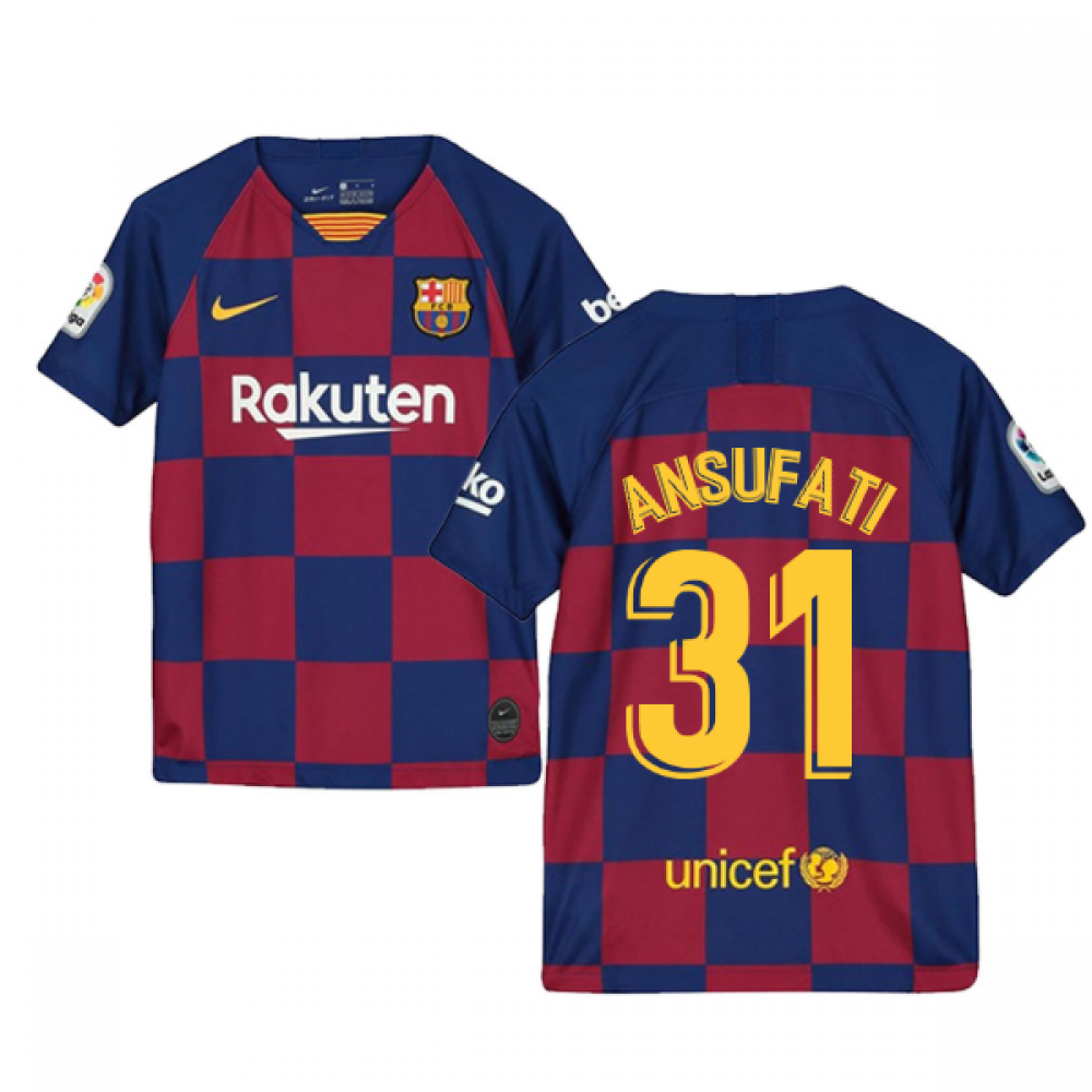 Click to view product details and reviews for 2019 2020 Barcelona Home Nike Shirt Kids Ansu Fati 31.