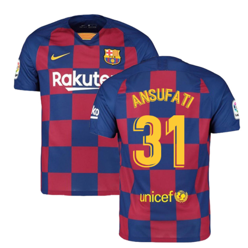 Click to view product details and reviews for 2019 2020 Barcelona Home Nike Football Shirt Ansu Fati 31.