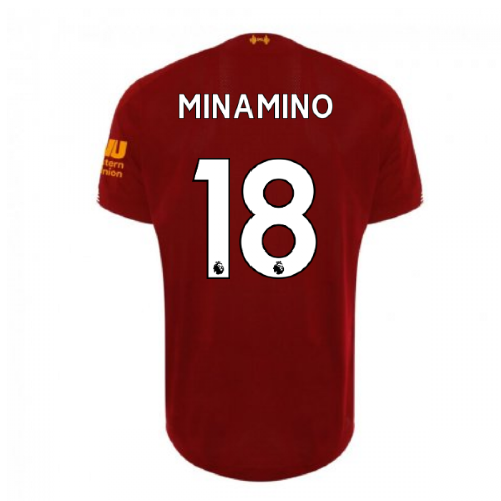 Click to view product details and reviews for 2019 2020 Liverpool Home Football Shirt Minamino 18.