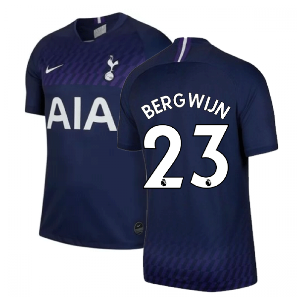 Click to view product details and reviews for 2019 2020 Tottenham Away Nike Football Shirt Bergwijn 23.