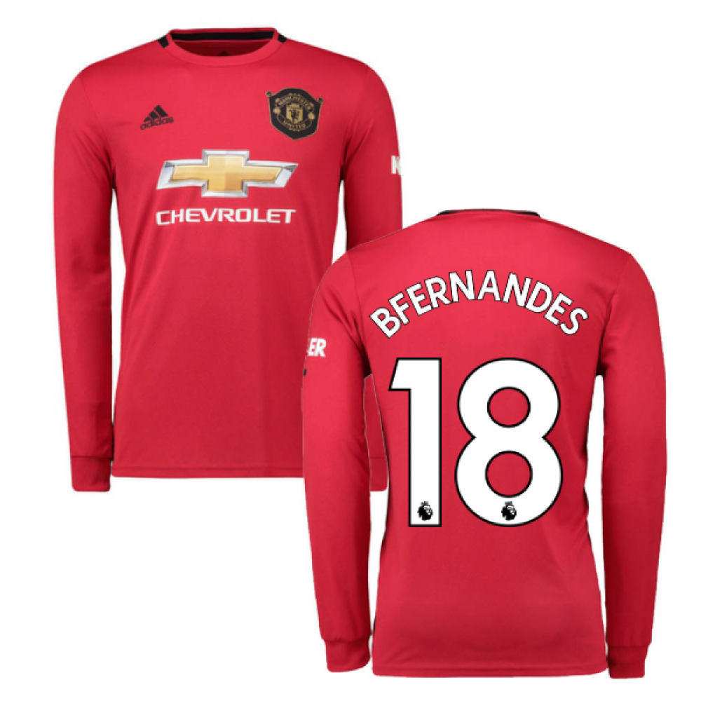 Click to view product details and reviews for 2019 2020 Man Utd Adidas Home Long Sleeve Shirt B Fernandes 18. Click to view product details and reviews for 2019 2020 Man Utd Adidas Home Long Sleeve Shirt B Fernandes 18.