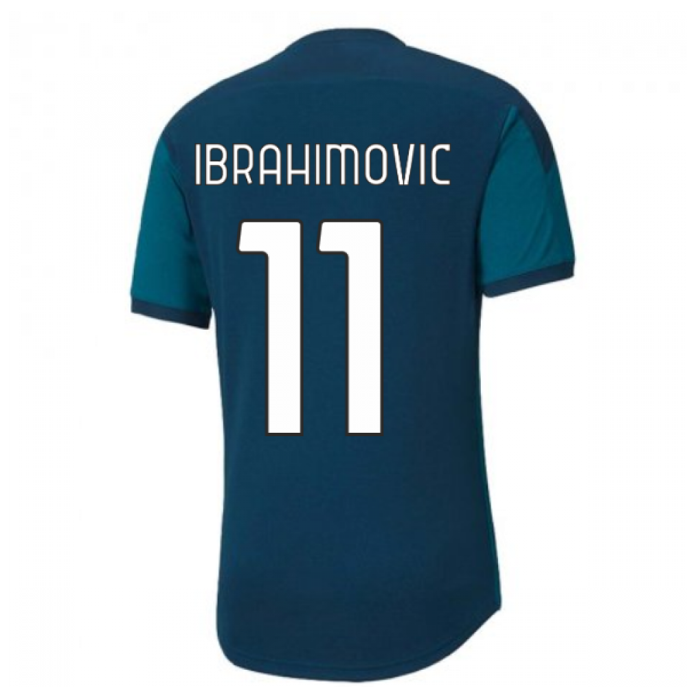Click to view product details and reviews for 2020 2021 Ac Milan Training Jersey Deep Lagoon Ibrahimovic 11.