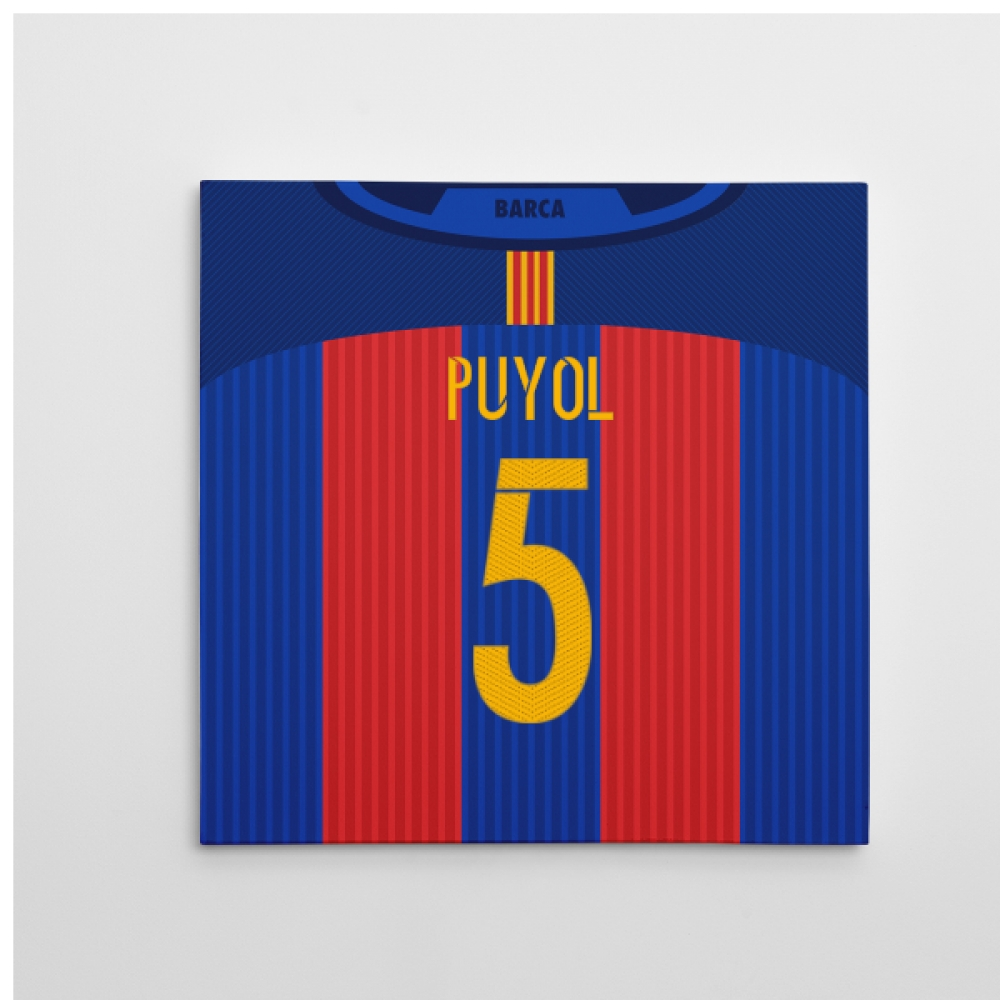 Click to view product details and reviews for 2016 2017 Barcelona Canvas Print Puyol 5.