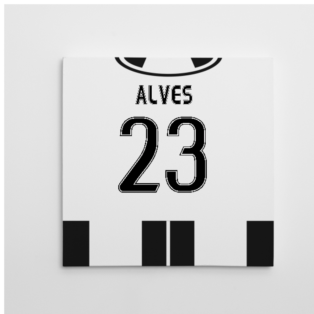 Click to view product details and reviews for 2016 2017 Juventus Canvas Print Alves 23.