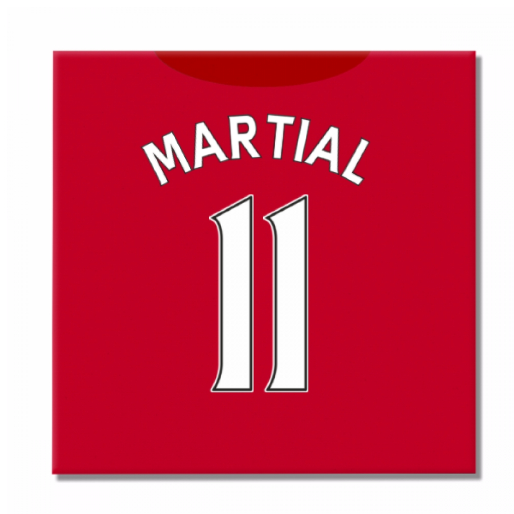 Click to view product details and reviews for 2016 2017 Man United Canvas Print Martial 11.