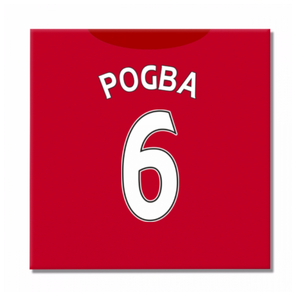 Click to view product details and reviews for 2016 2017 Man United Canvas Print Pogba 6.