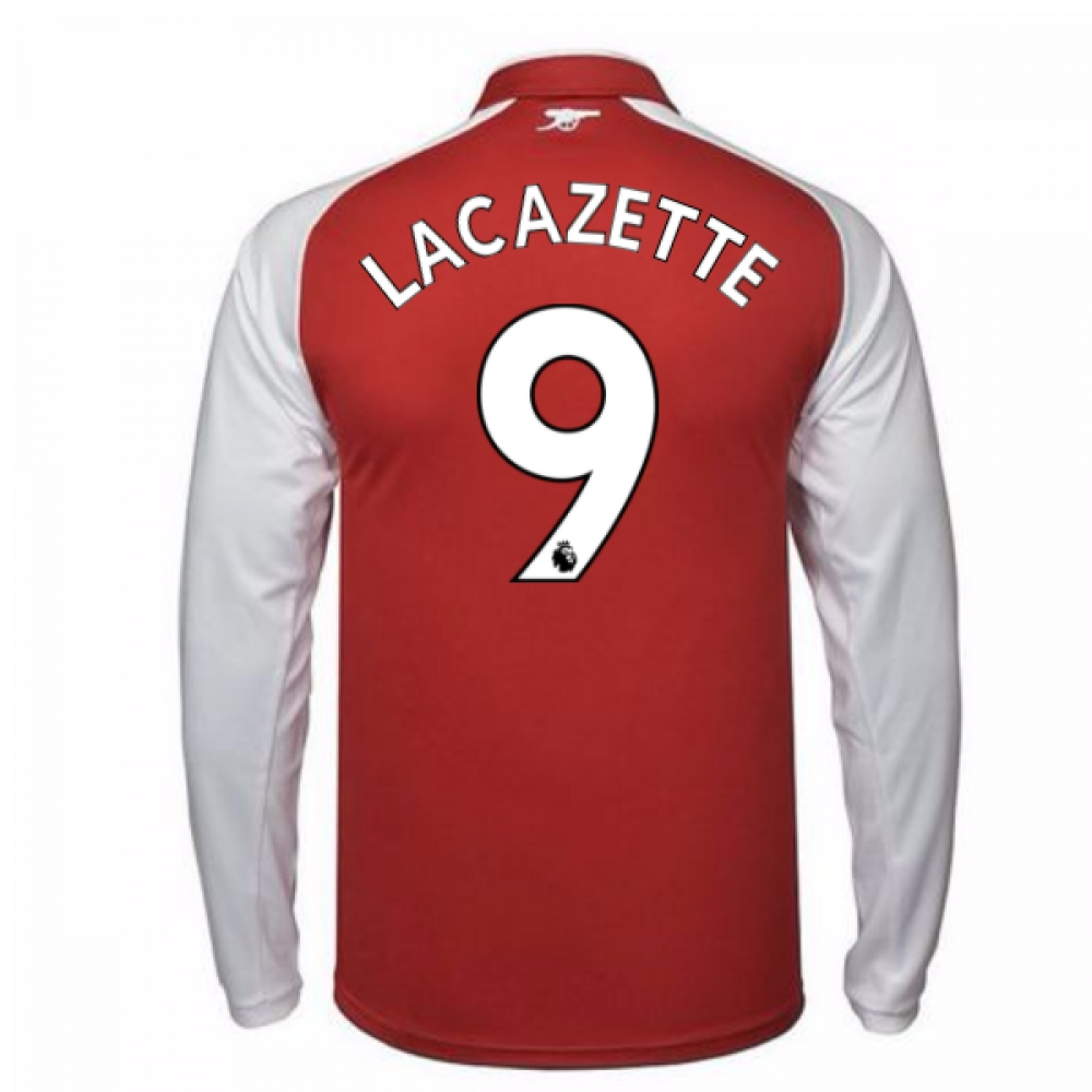 Click to view product details and reviews for 2017 18 Arsenal Home Long Sleeve Shirt Kids Lacazette 9. Click to view product details and reviews for 2017 18 Arsenal Home Long Sleeve Shirt Kids Lacazette 9.