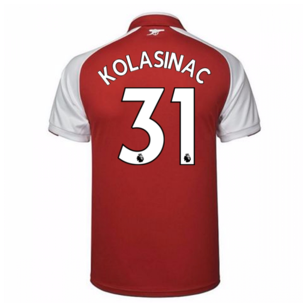 Click to view product details and reviews for 2017 18 Arsenal Home Shirt Kids Kolasinac 31. Click to view product details and reviews for 2017 18 Arsenal Home Shirt Kids Kolasinac 31.