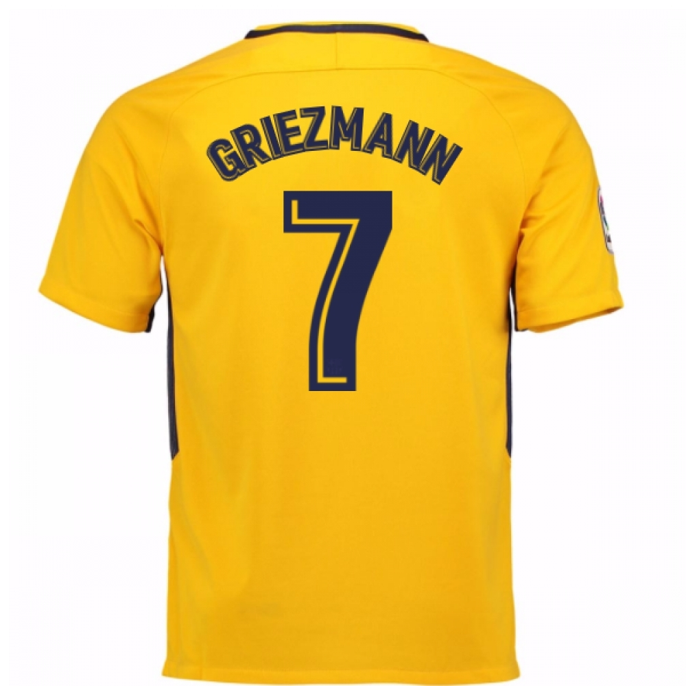 2017-18 Atletico Madrid Away Shirt (Griezmann 7) - Kids
