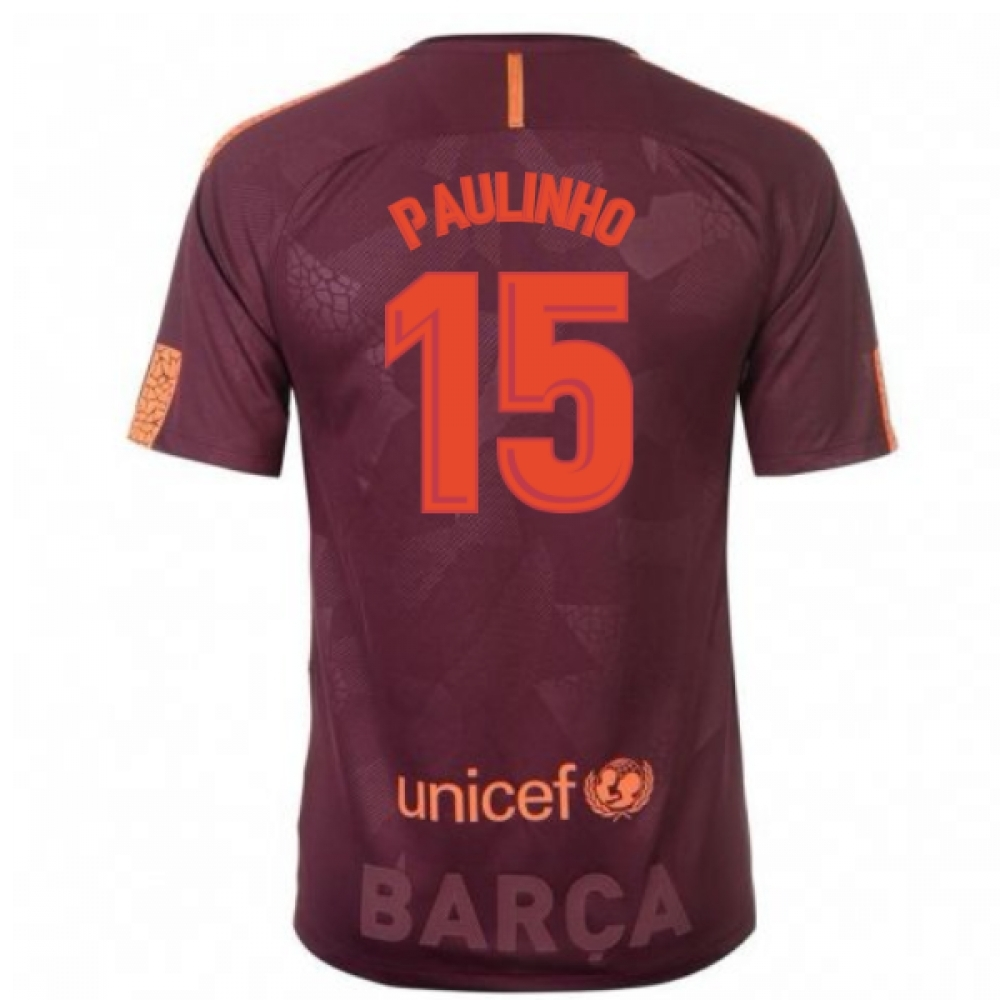 Click to view product details and reviews for 2017 18 Barcelona Nike Third Shirt Paulinho 15 Kids. Click to view product details and reviews for 2017 18 Barcelona Nike Third Shirt Paulinho 15 Kids.