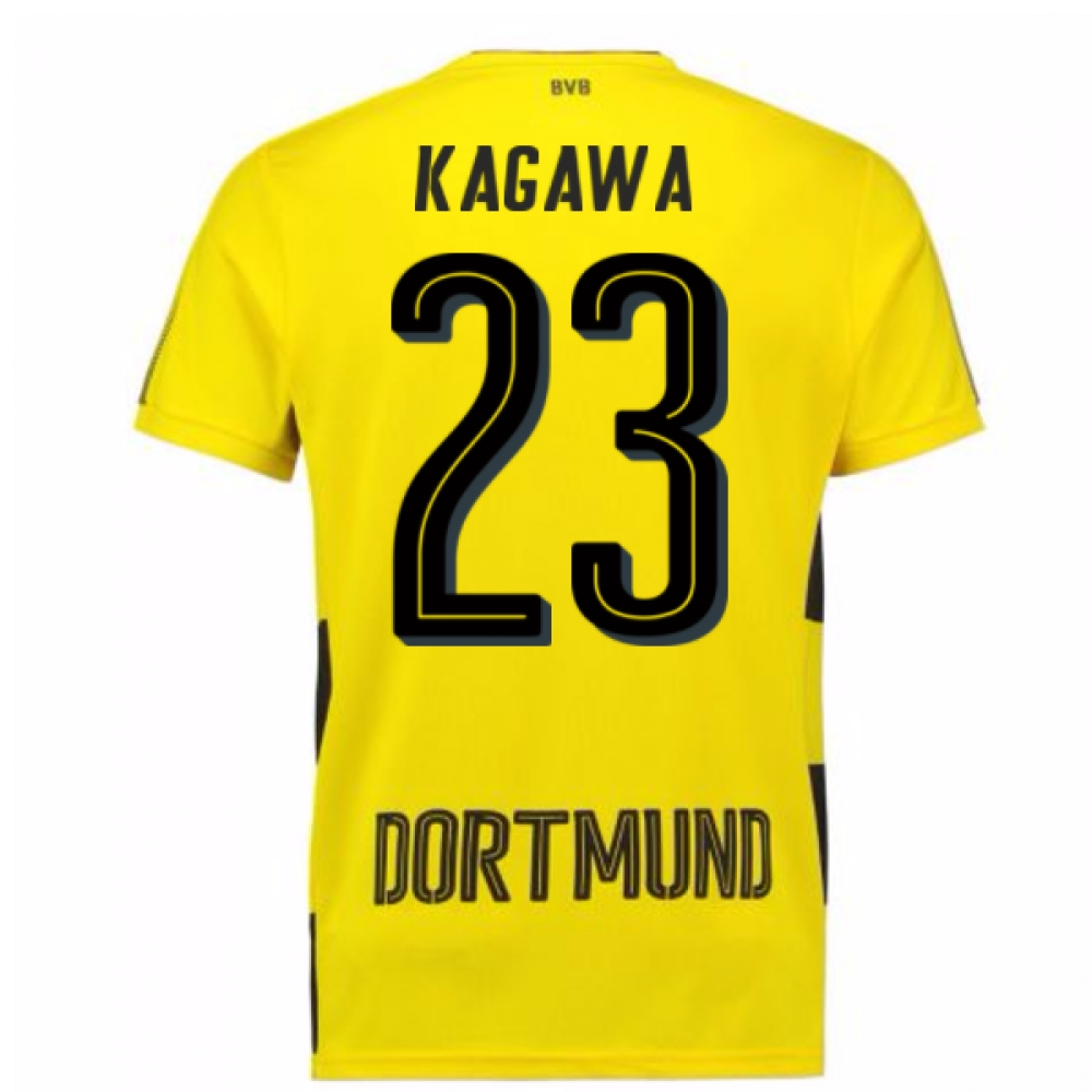Click to view product details and reviews for 2017 18 Borussia Dortmund Home Short Sleeve Shirt Kids Kagawa 23.