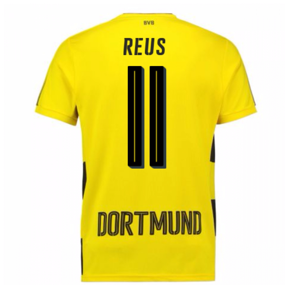 Click to view product details and reviews for 2017 18 Borussia Dortmund Home Short Sleeve Shirt Kids Reus 11.