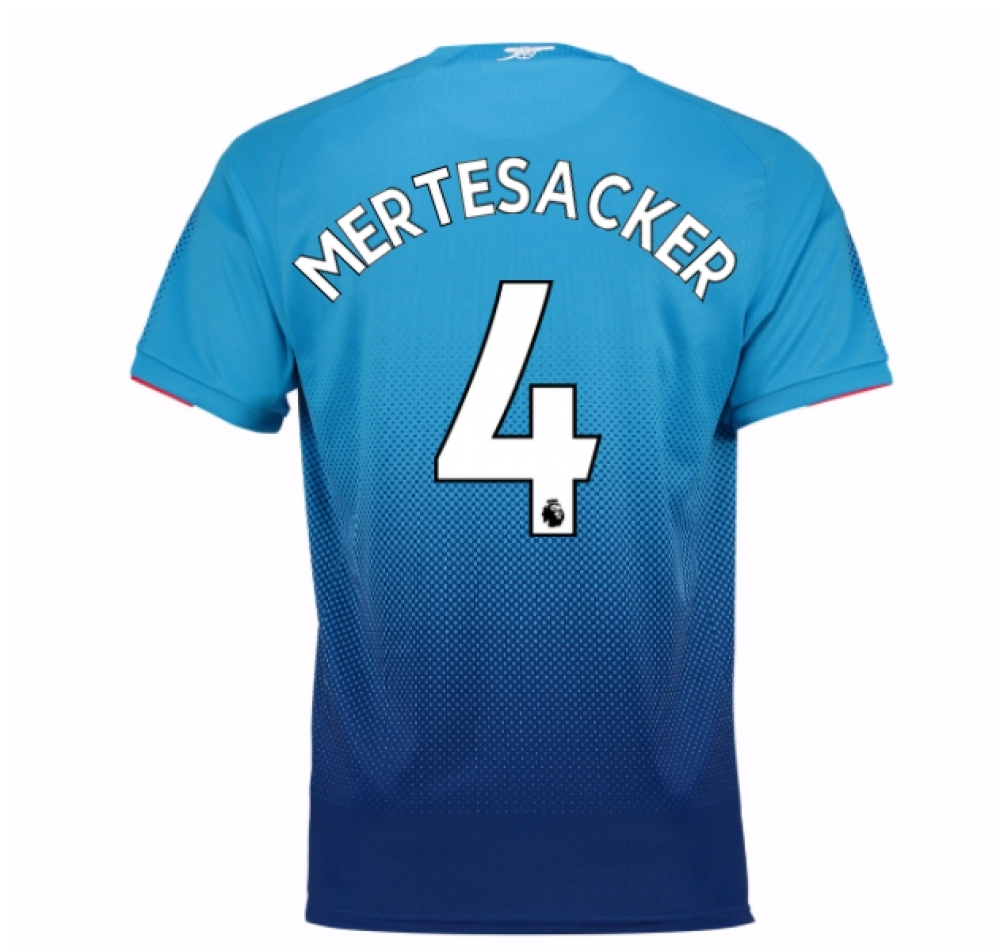 Click to view product details and reviews for 2017 2018 Arsenal Away Shirt Mertesacker 4.