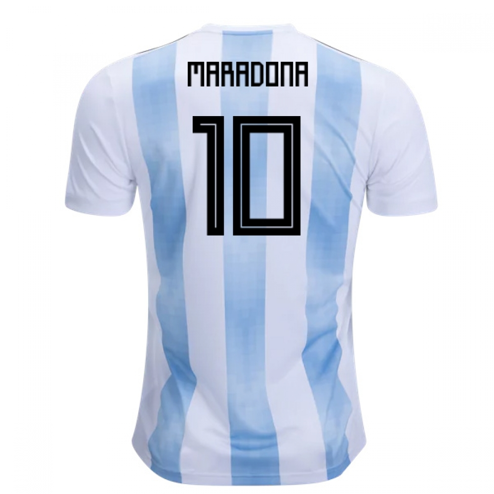 2018-19 Argentina Home Shirt (Maradona 10)