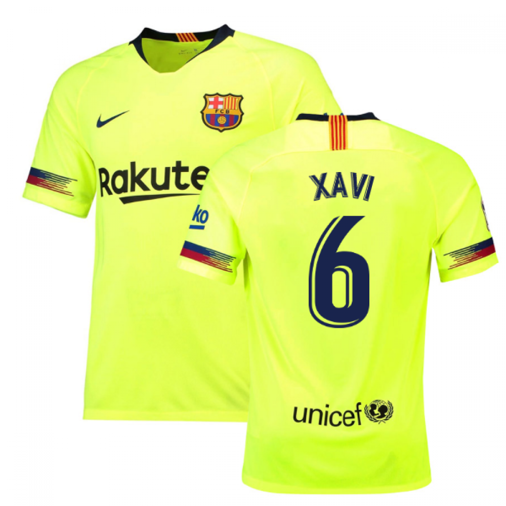 Click to view product details and reviews for 2018 19 Barcelona Away Shirt Xavi 6 Kids. Click to view product details and reviews for 2018 19 Barcelona Away Shirt Xavi 6 Kids.