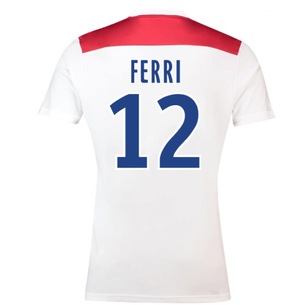 2018-19 olympique lyon home football shirt (ferri 12)