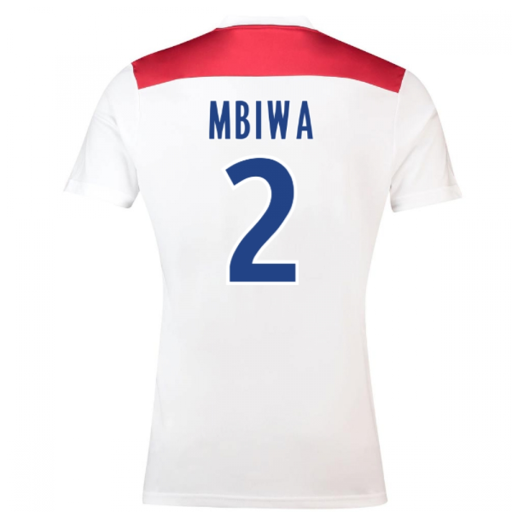 2018-19 olympique lyon home football shirt (mbiwa 2)