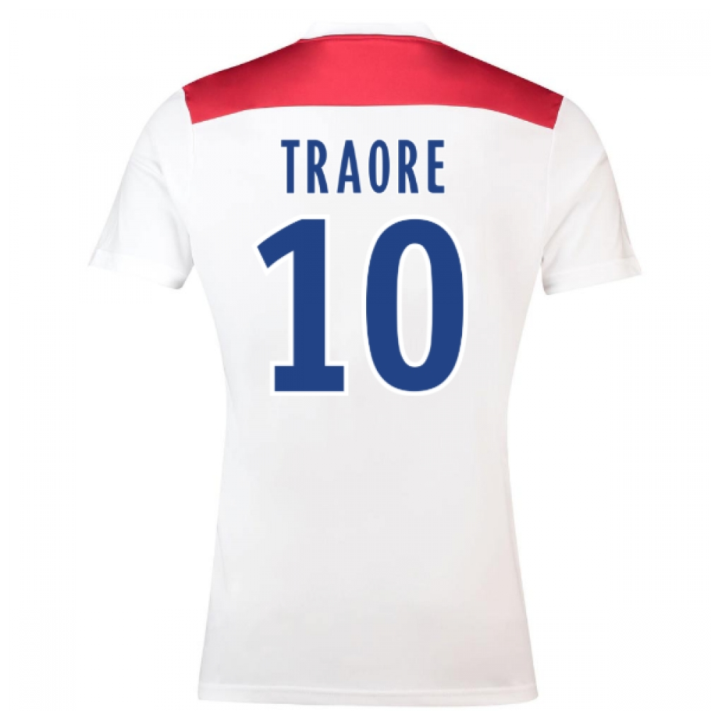 2018-19 olympique lyon home football shirt (traore 10)