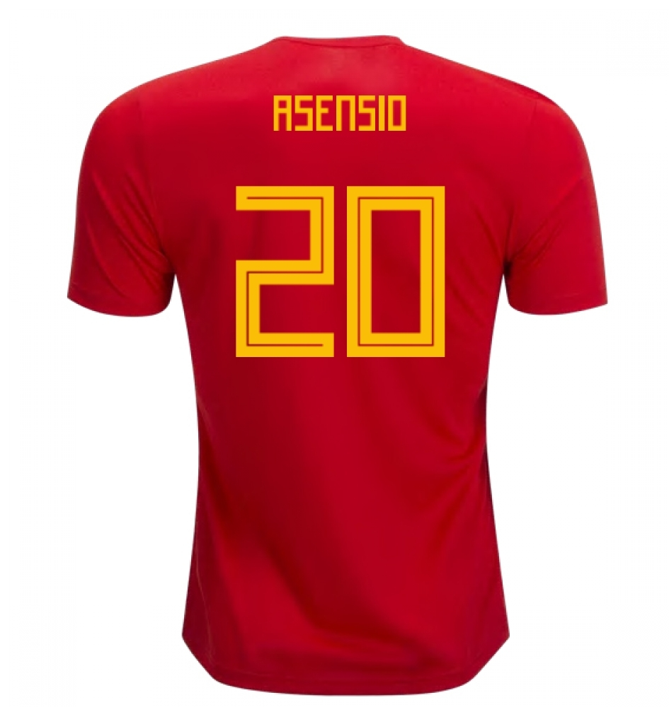 Click to view product details and reviews for 2018 19 Spain Home Shirt Asensio 20.