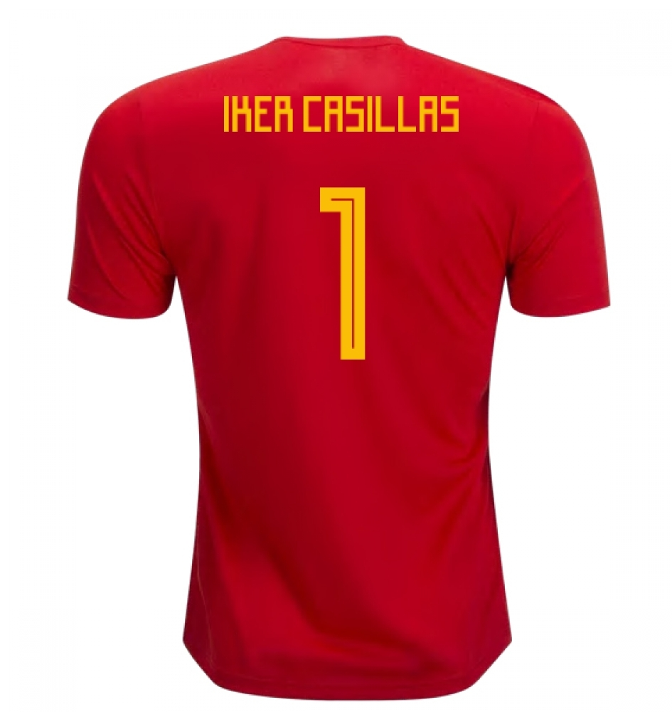 Click to view product details and reviews for 2018 19 Spain Home Shirt Iker Casillas 1.