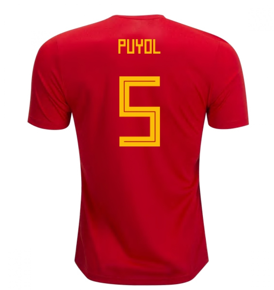 Click to view product details and reviews for 2018 19 Spain Home Shirt Puyol 5. Click to view product details and reviews for 2018 19 Spain Home Shirt Puyol 5.