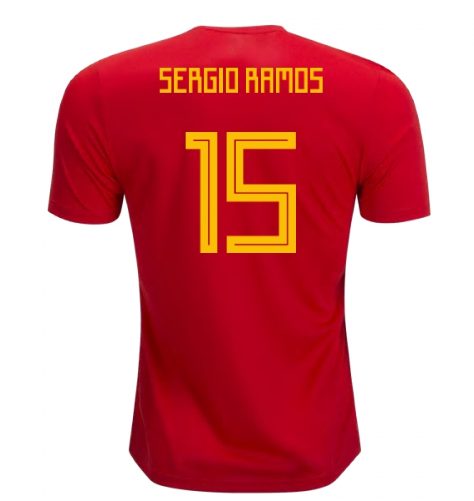 Click to view product details and reviews for 2018 19 Spain Home Shirt Sergio Ramos 15. Click to view product details and reviews for 2018 19 Spain Home Shirt Sergio Ramos 15.