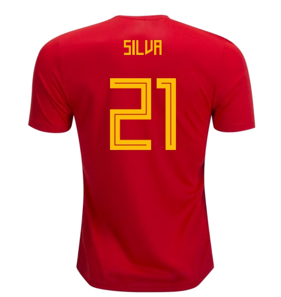 Click to view product details and reviews for 2018 19 Spain Home Shirt Silva 21. Click to view product details and reviews for 2018 19 Spain Home Shirt Silva 21.