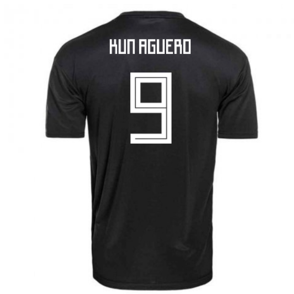 Click to view product details and reviews for 2018 2019 Argentina Away Adidas Football Shirt Kun Aguero 9.
