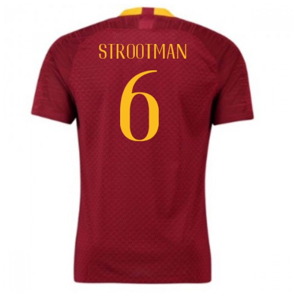 Click to view product details and reviews for 2018 2019 As Roma Home Nike Football Shirt Strootman 6.