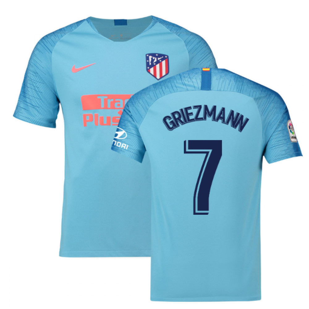 2018-2019 Atletico Madrid Away Nike Football Shirt (Griezmann 7)