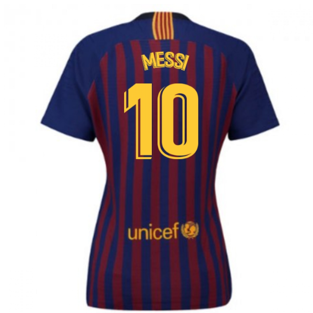 2018-2019 Barcelona Home Nike Ladies Shirt (Messi 10)