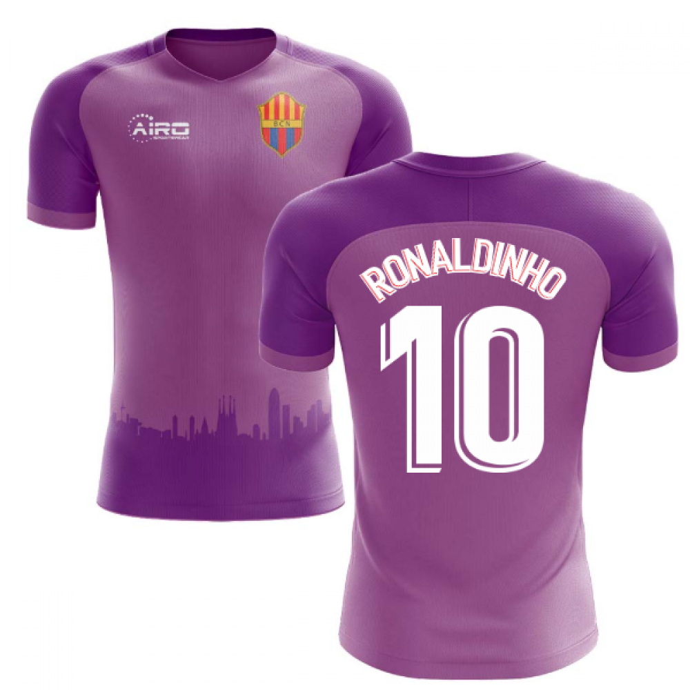 Click to view product details and reviews for 2020 2021 Barcelona Third Concept Football Shirt Ronaldinho 10 Kids.