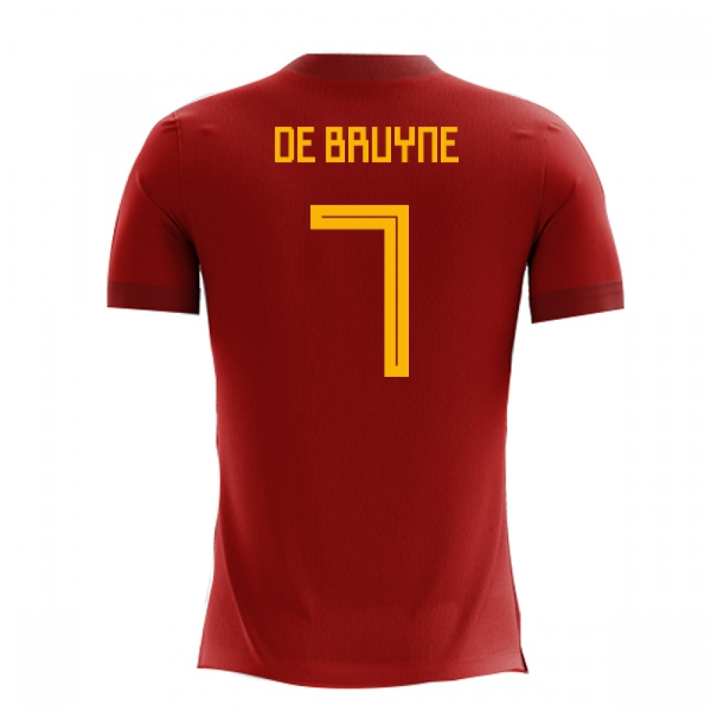 Click to view product details and reviews for 2020 2021 Belgium Airo Concept Home Shirt De Bruyne 7.