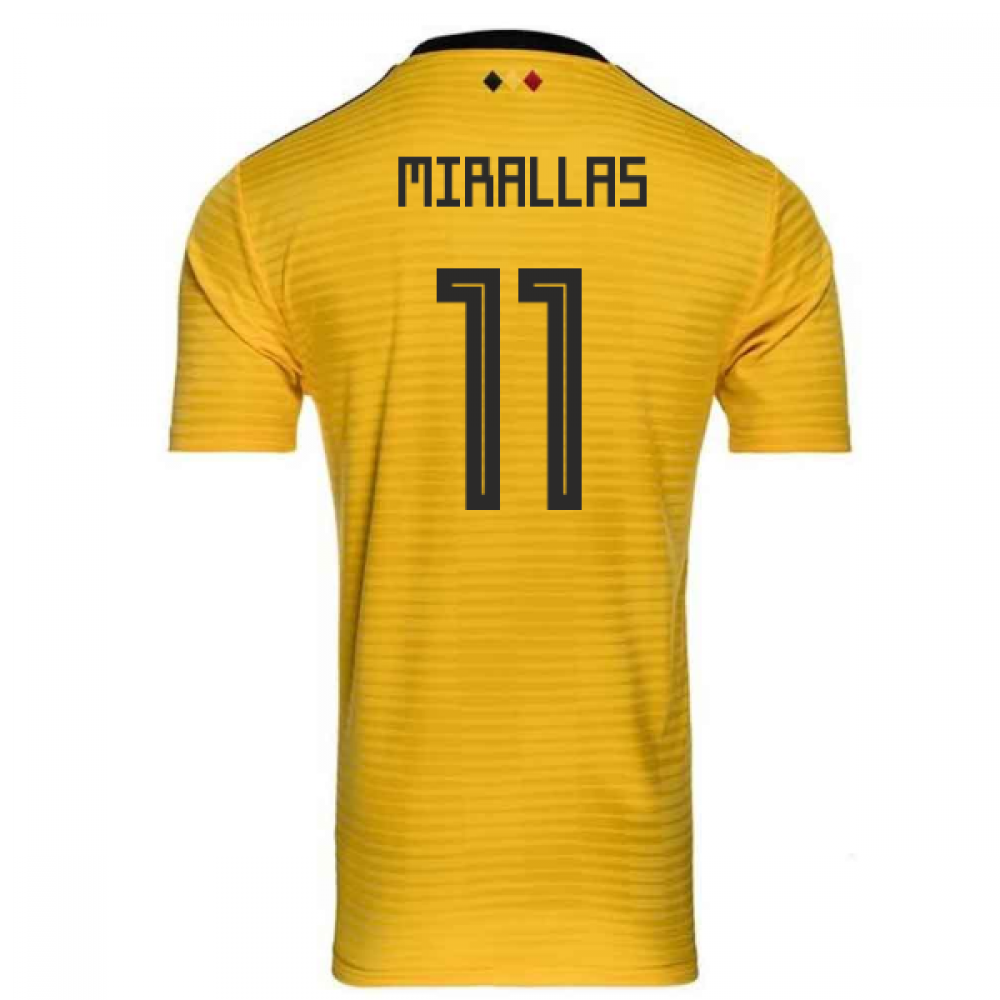 Click to view product details and reviews for 2018 2019 Belgium Away Adidas Football Shirt Mirallas 11. Click to view product details and reviews for 2018 2019 Belgium Away Adidas Football Shirt Mirallas 11.