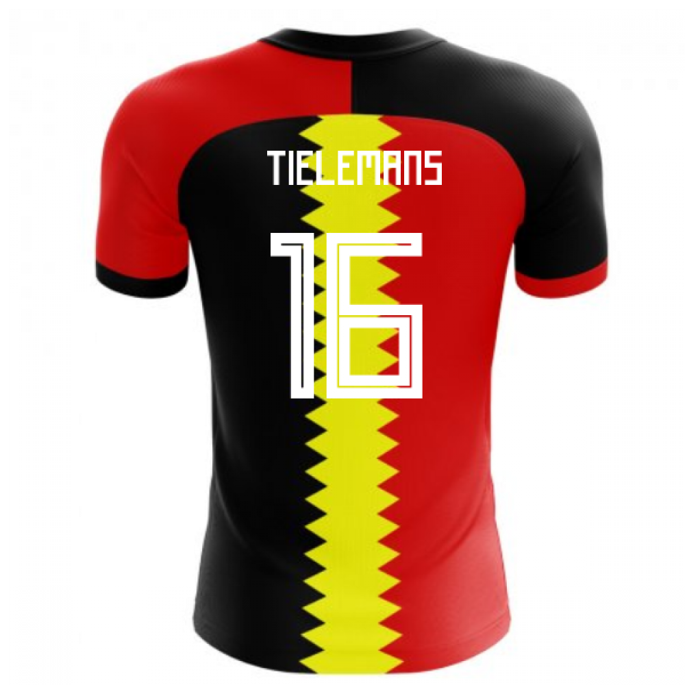 Click to view product details and reviews for 2020 2021 Belgium Flag Concept Football Shirt Tielemans 16.