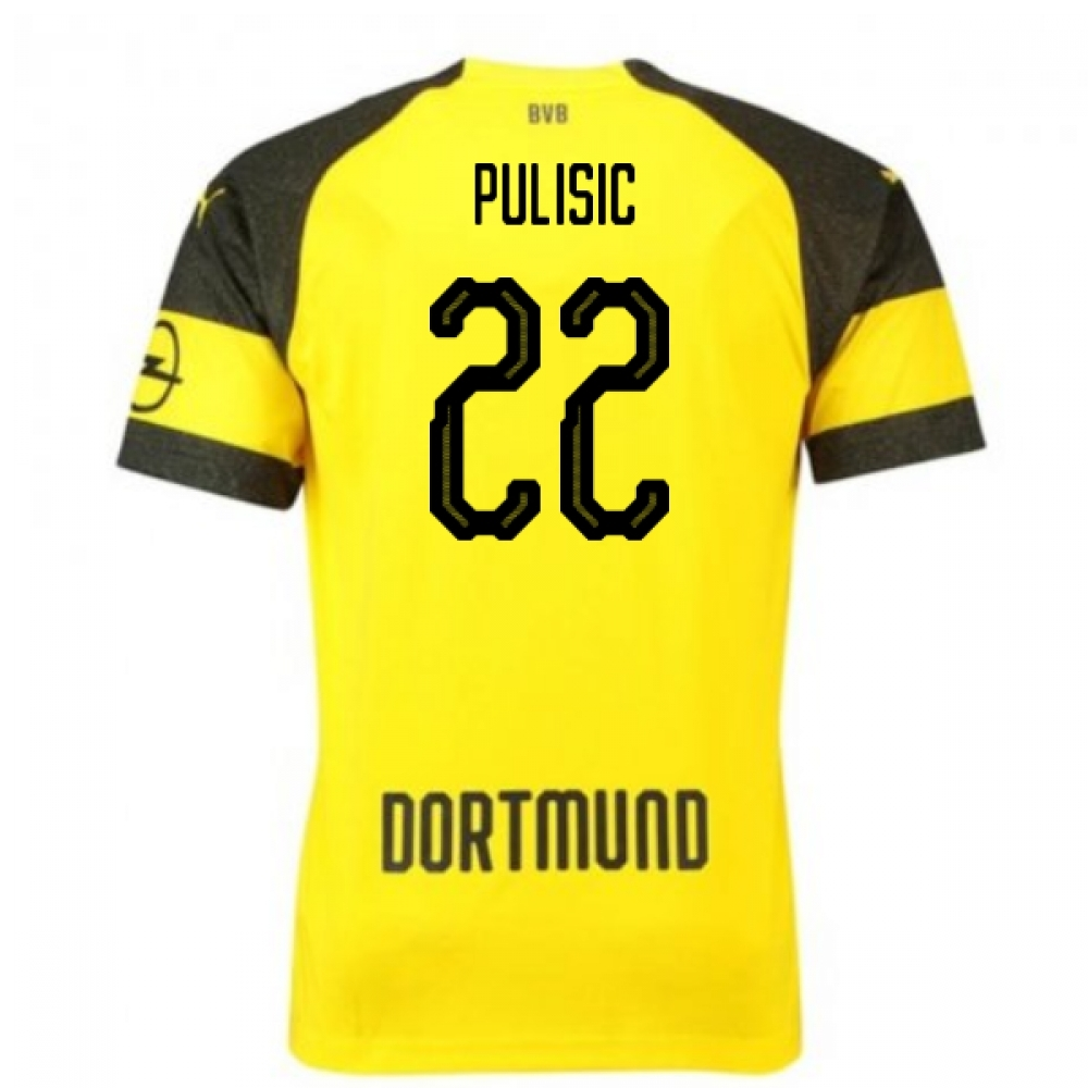 Click to view product details and reviews for 2018 2019 Borussia Dortmund Puma Home Football Shirt Pulisic 22. Click to view product details and reviews for 2018 2019 Borussia Dortmund Puma Home Football Shirt Pulisic 22.