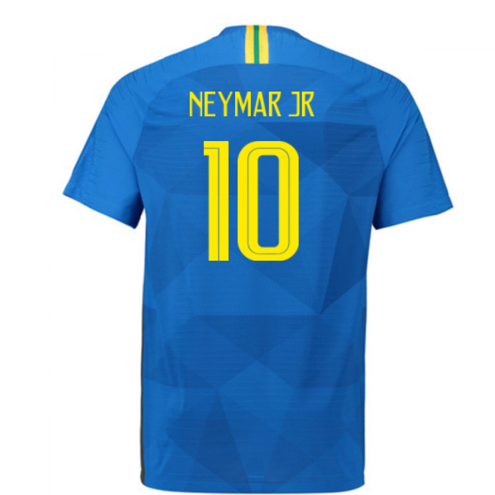 2018-2019 Brazil Away Nike Vapor Match Shirt (Neymar jr 10)
